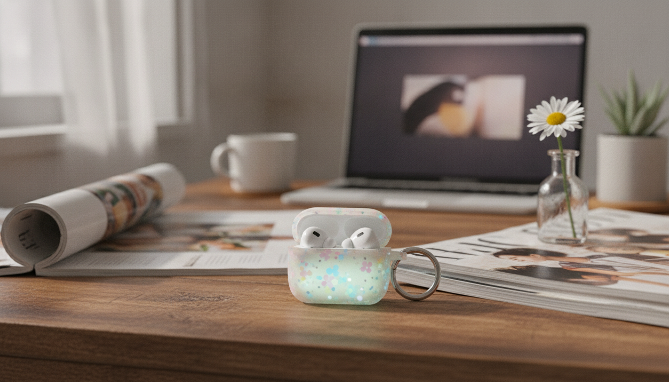 Glow Floral Silicone Case for AirPods Pro: Slim Grip