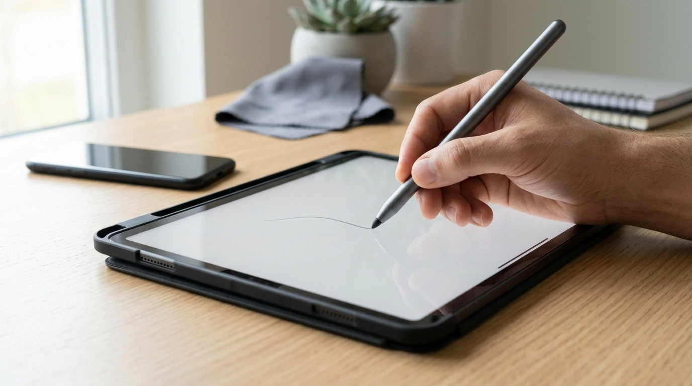 Magnetic Capacitive Stylus for iPad & iPhone: Easy Precision