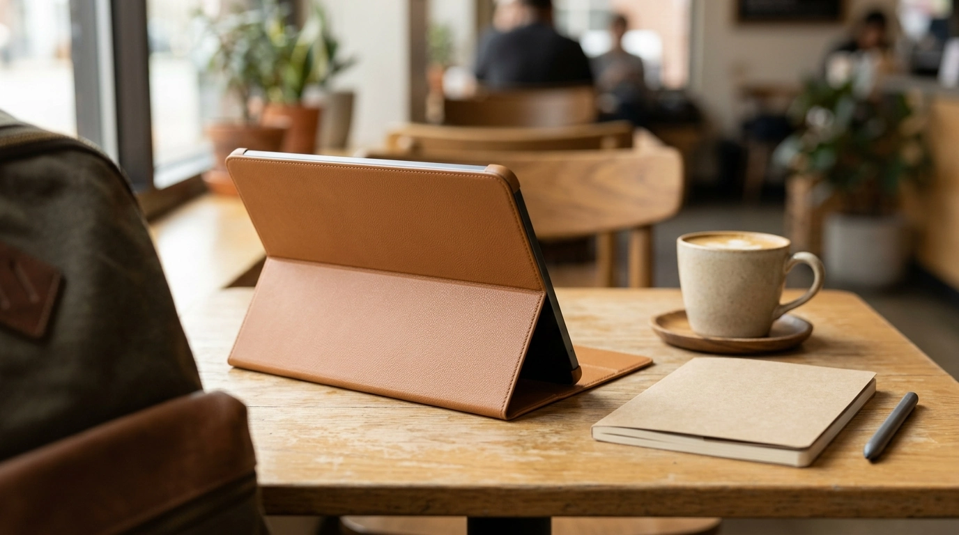 Magnetic Detachable Leather Folio for iPad 10th Gen