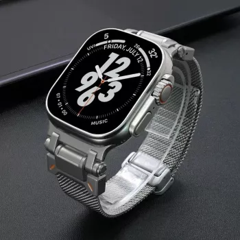 Milanese Magnetic Apple Watch Band: Sleek Fit, All-Day